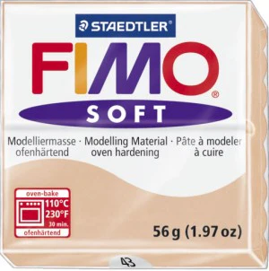 Fimo Soft Block Modelling Clay Light Flesh - Image 2