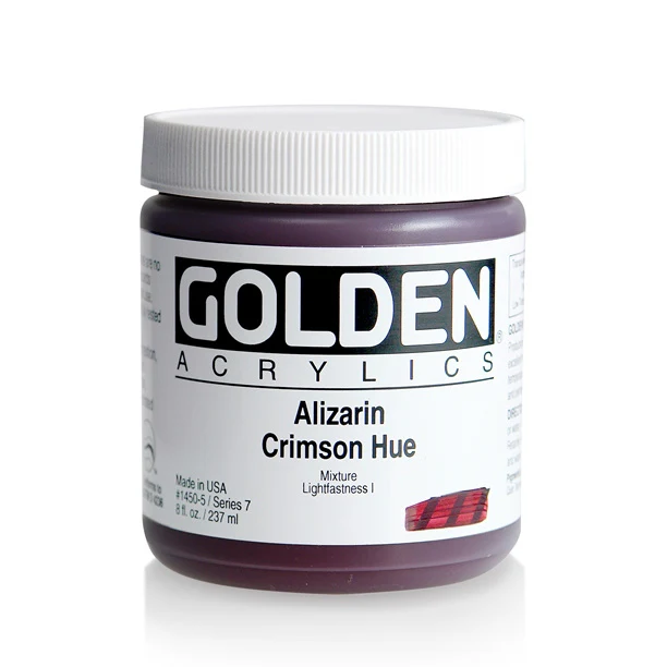 Golden Heavy Body Acrylic Paint Alizarin Crimson Hue - Image 3