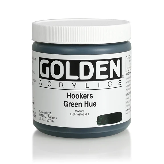 Golden Heavy Body Acrylic Paint Hookers Green Hue - Image 3