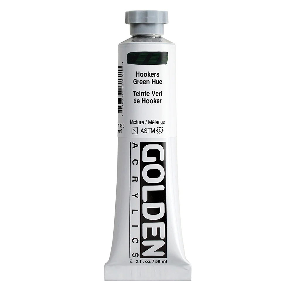 Golden Heavy Body Acrylic Paint Hookers Green Hue - Image 4