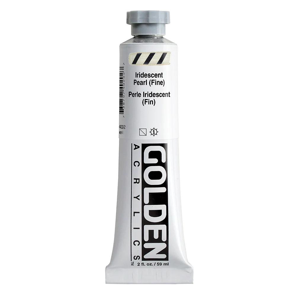 Golden Heavy Body Acrylic Paint Iridescent Pearl (Fine) - Image 2