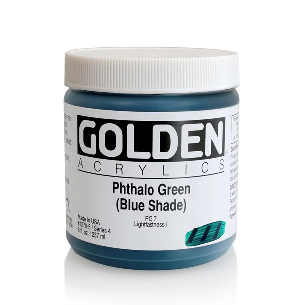 Golden Heavy Body Acrylic Paint Phthalo Green (Blue Shade) - Image 3