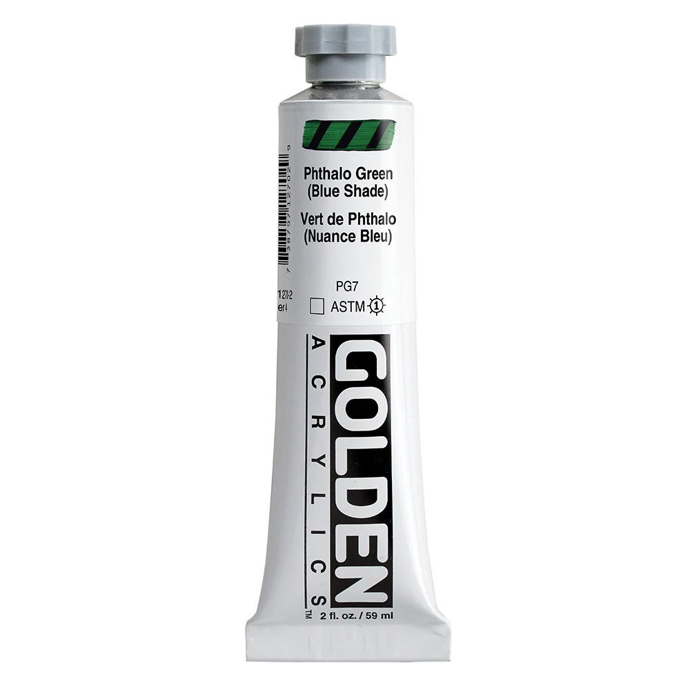 Golden Heavy Body Acrylic Paint Phthalo Green (Blue Shade) - Image 4