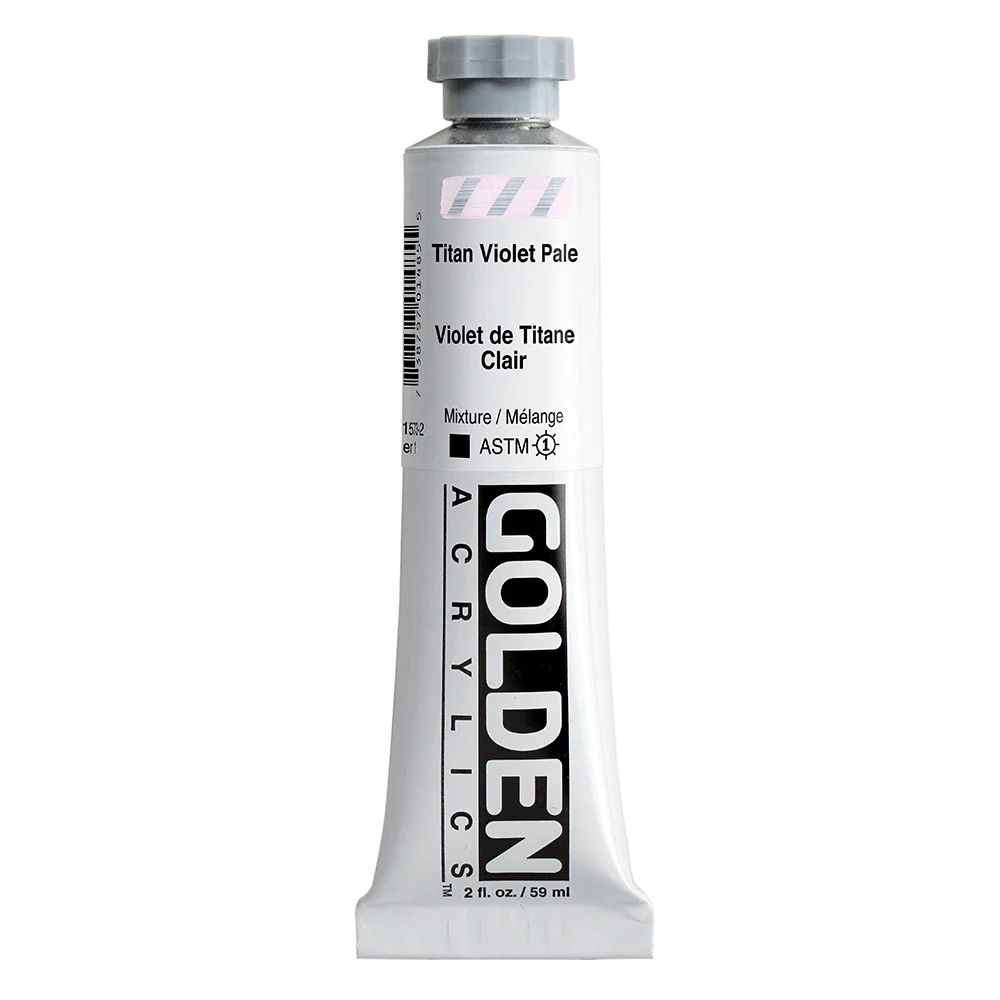 Golden Heavy Body Acrylic Paint Titan Violet Pale - Image 2