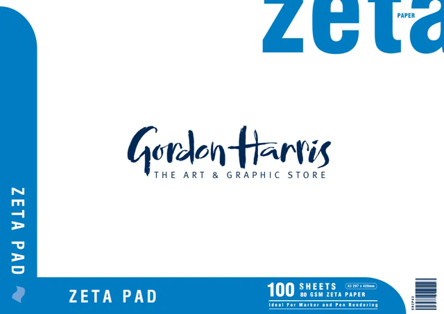 Gordon Harris Zeta Layout Marker Pad 80gsm 100 Sheet - Image 6