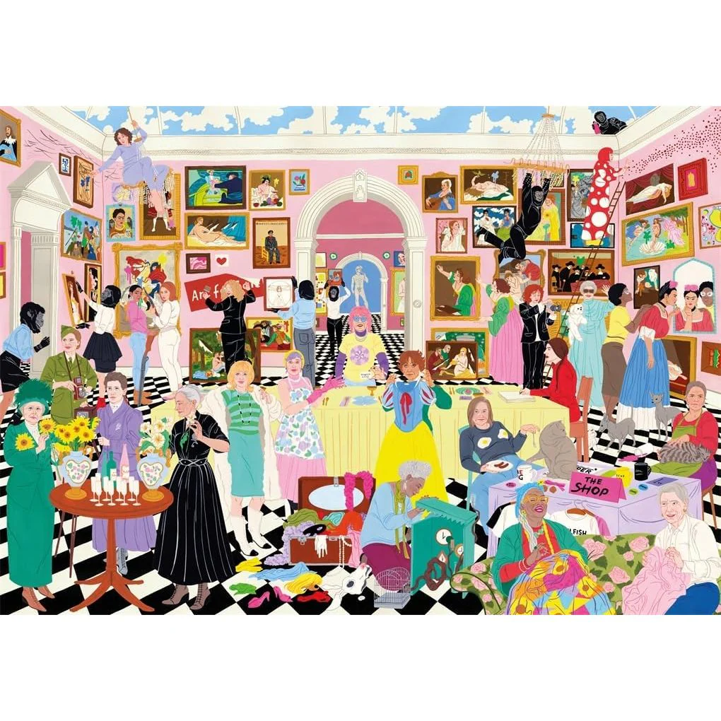 GREAT FEMINIST ART PAINTING 1000 PIECE JIGSAW - Image 2