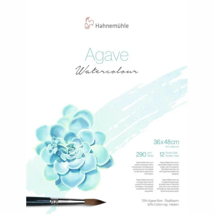 HAHNEMUHLE NATURAL AGAVE WATERCOLOUR BLOCK 290GSM - Image 10