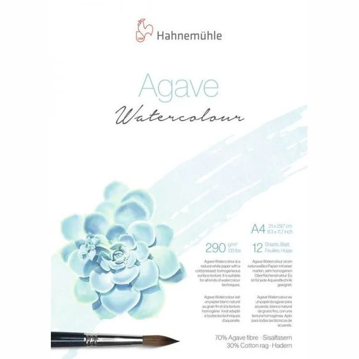 HAHNEMUHLE NATURAL AGAVE WATERCOLOUR BLOCK 290GSM - Image 2
