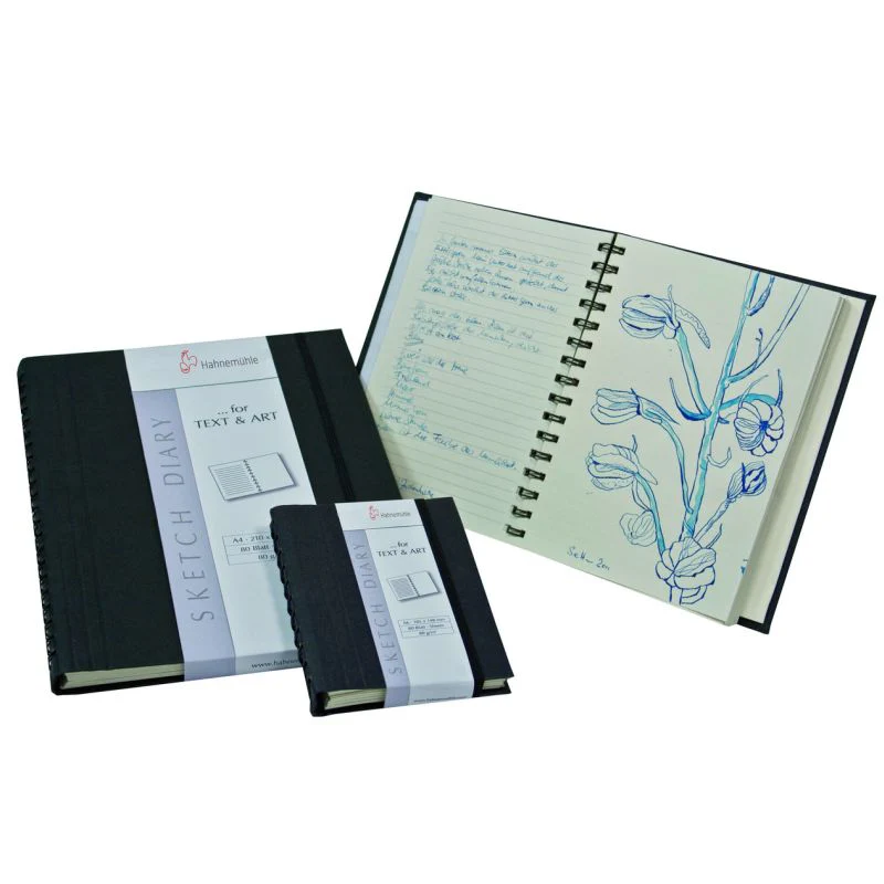 HAHNEMUHLE SKETCH SPIRAL DIARY 120GSM 60 SHEETS - Image 9
