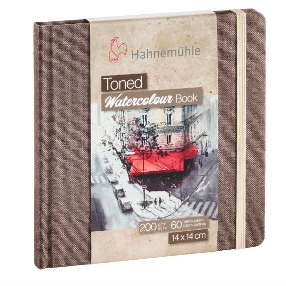 HAHNEMUHLE TONED WATERCOLOUR PAPER BOOK 200GSM BEIGE - Image 4