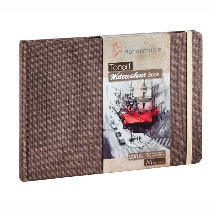 HAHNEMUHLE TONED WATERCOLOUR PAPER BOOK 200GSM BEIGE - Image 7