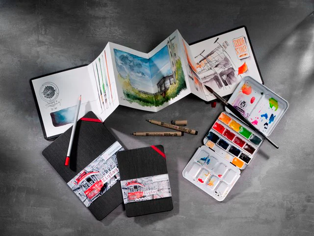 HAHNEMUHLE ZIG ZAG WATERCOLOUR BOOK 300GSM - Image 3
