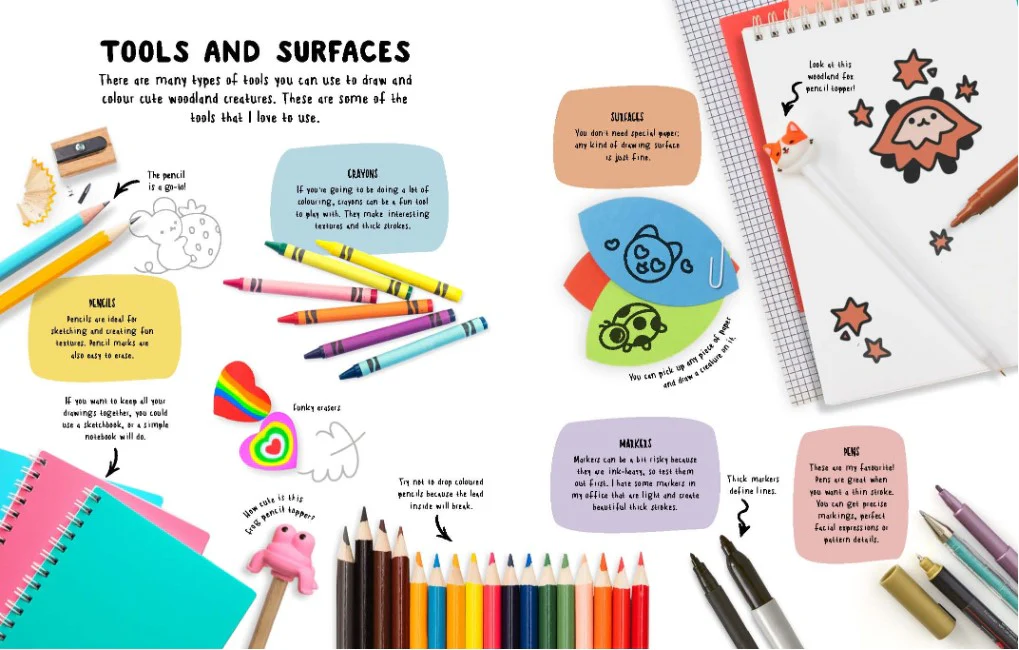 HOW TO DRAW CUTE STUFF WOODLAND WORLD - Image 2