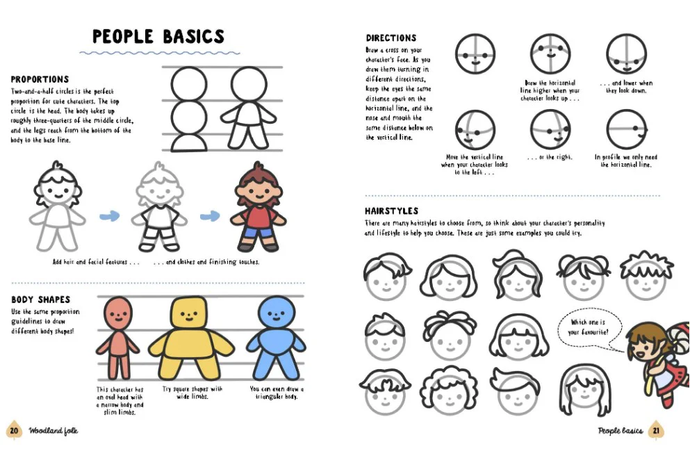 HOW TO DRAW CUTE STUFF WOODLAND WORLD - Image 3