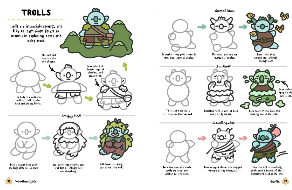 HOW TO DRAW CUTE STUFF WOODLAND WORLD - Image 4