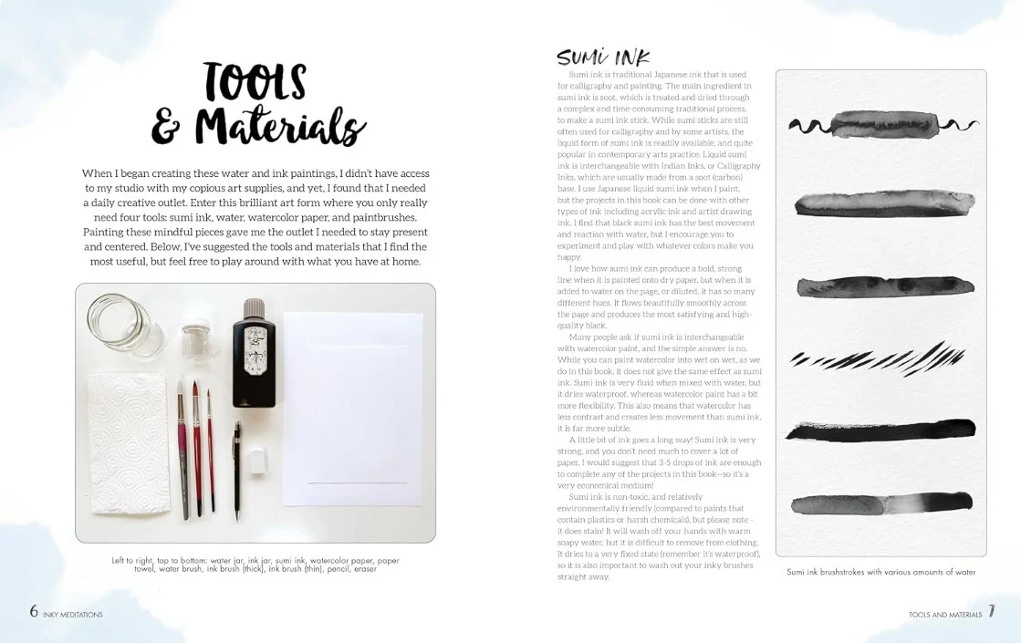 INKY MEDITATIONS WITH WATER AND INK - Image 2