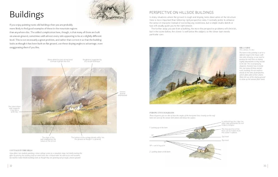 LANDSCAPE PAINTING NATURAL WORLD IN WATERCOLOUR - Image 2