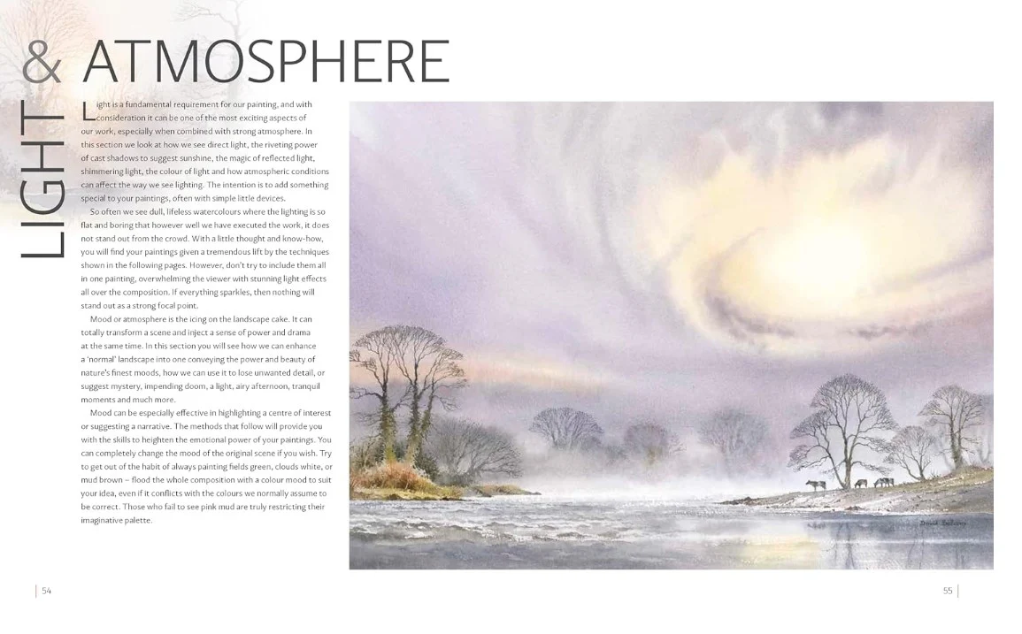 LANDSCAPE PAINTING NATURAL WORLD IN WATERCOLOUR - Image 3