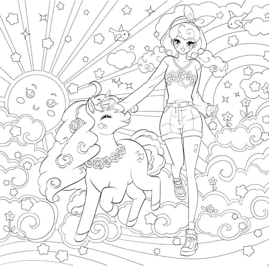 MANGA MANIA COLORING BOOK - Image 2