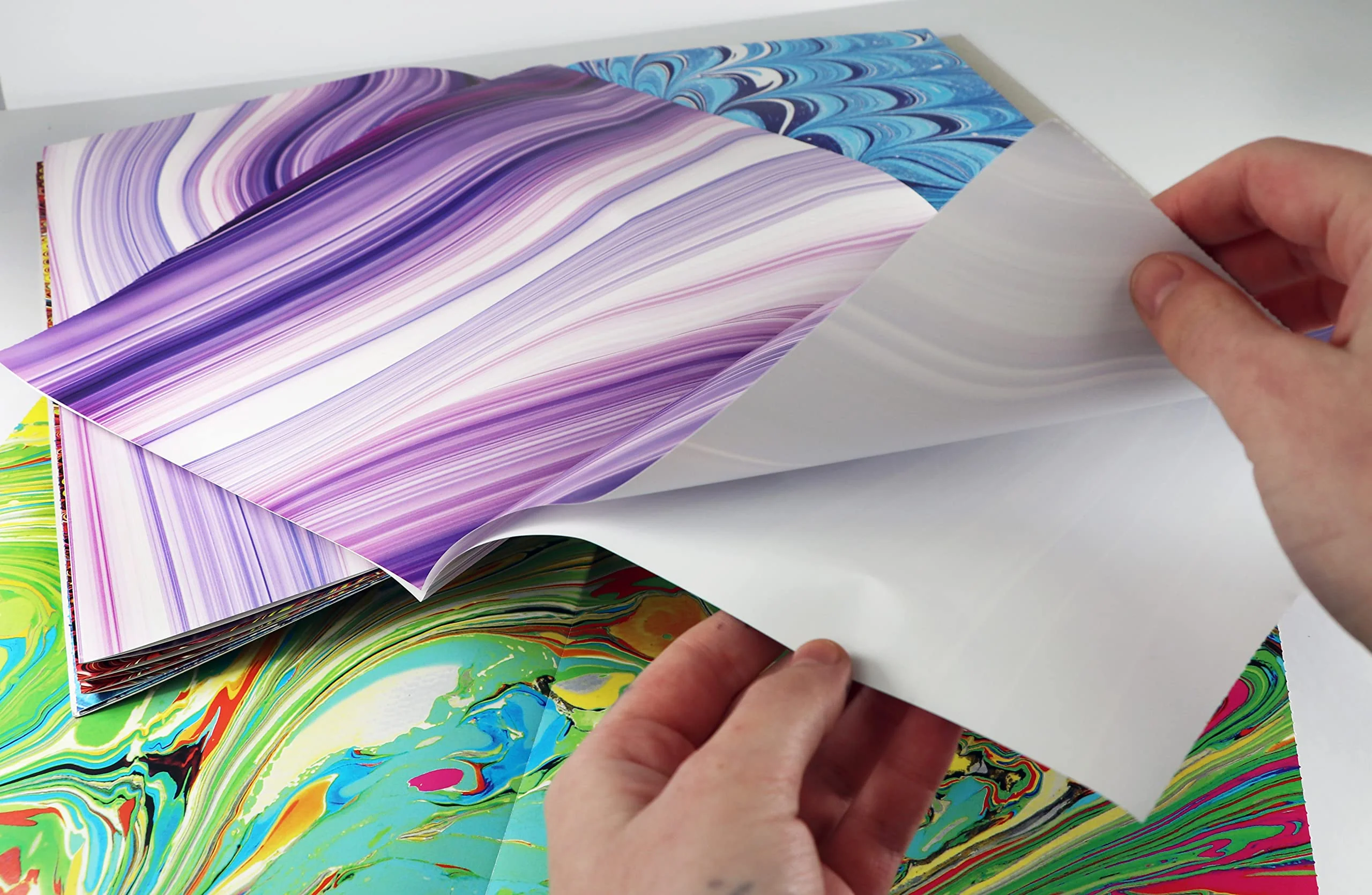 MARBLED PATTERNS WRAPPING PAPER - Image 4