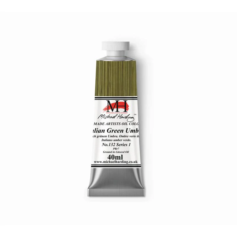 MICHAEL HARDING OIL PAINT ITALIAN GREEN UMBER - Image 2