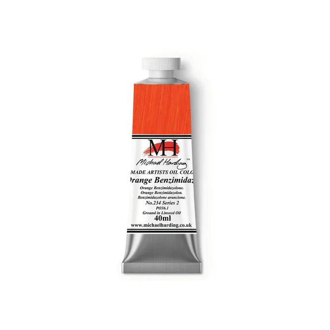 MICHAEL HARDING OIL PAINT ORANGE BENZIMIDAZOLONE - Image 2