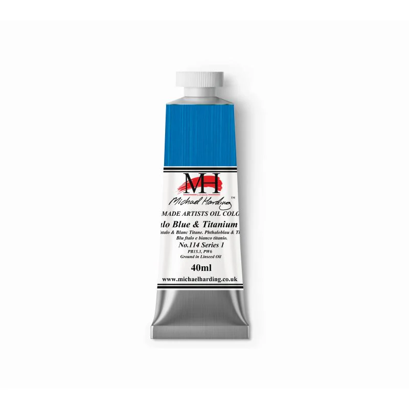 MICHAEL HARDING OIL PAINT PHTHALOCYANINE BLUE TITANIUM - Image 2