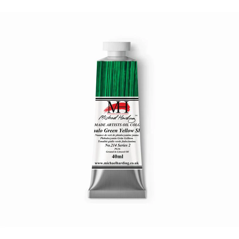 MICHAEL HARDING OIL PAINT PHTHALOCYANINE GREEN YELLOW SHADE - Image 2