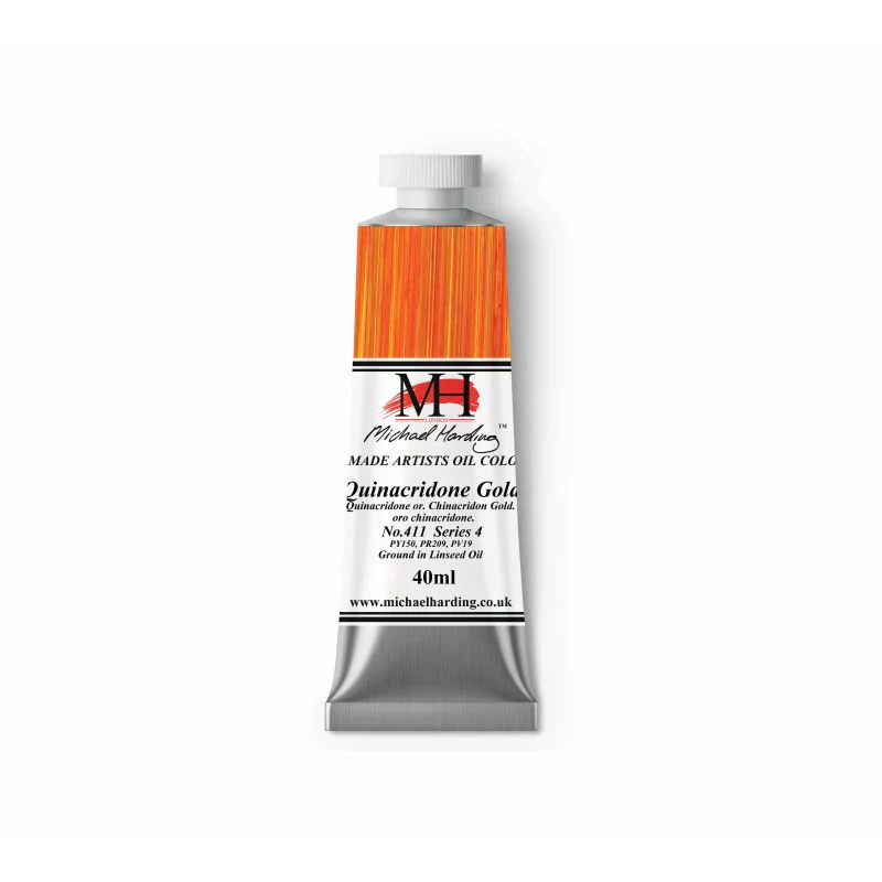 MICHAEL HARDING OIL PAINT QUINACRIDONE (GOLD) - Image 2