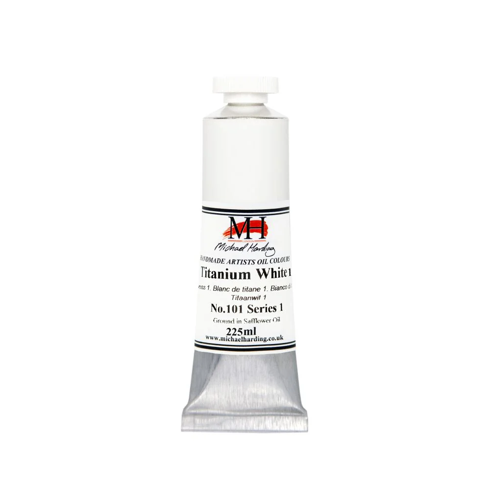 MICHAEL HARDING OIL PAINT TITANIUM WHITE NO. 1 (SAFFLOWER OIL) - Image 2
