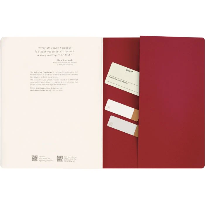 Moleskine Cahier Student Journal Red Plain - Image 4