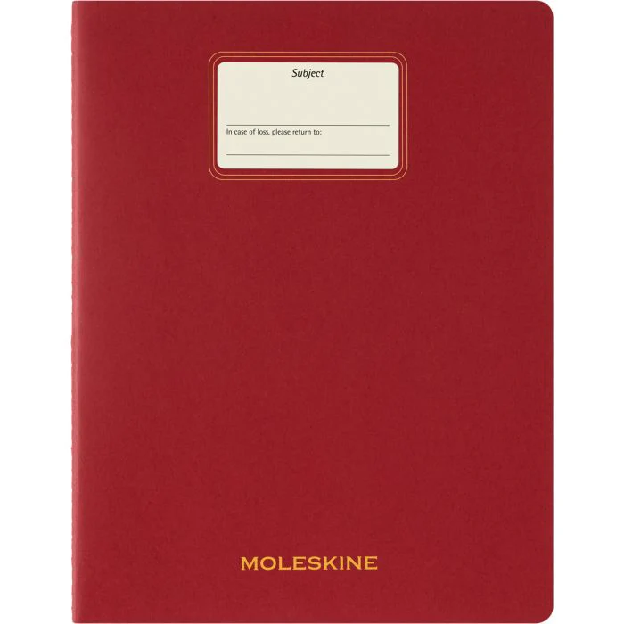 Moleskine Cahier Student Journal Red Ruled - Image 2