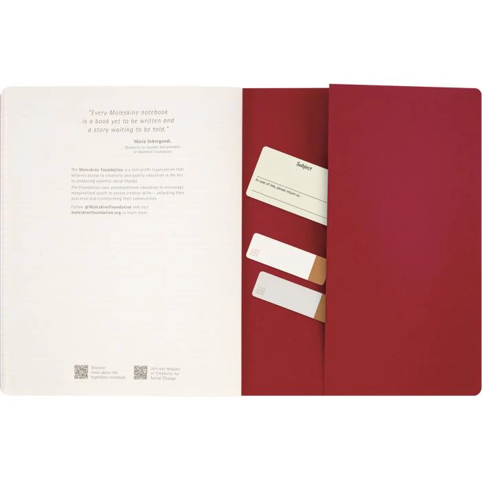 Moleskine Cahier Student Journal Red Ruled - Image 4