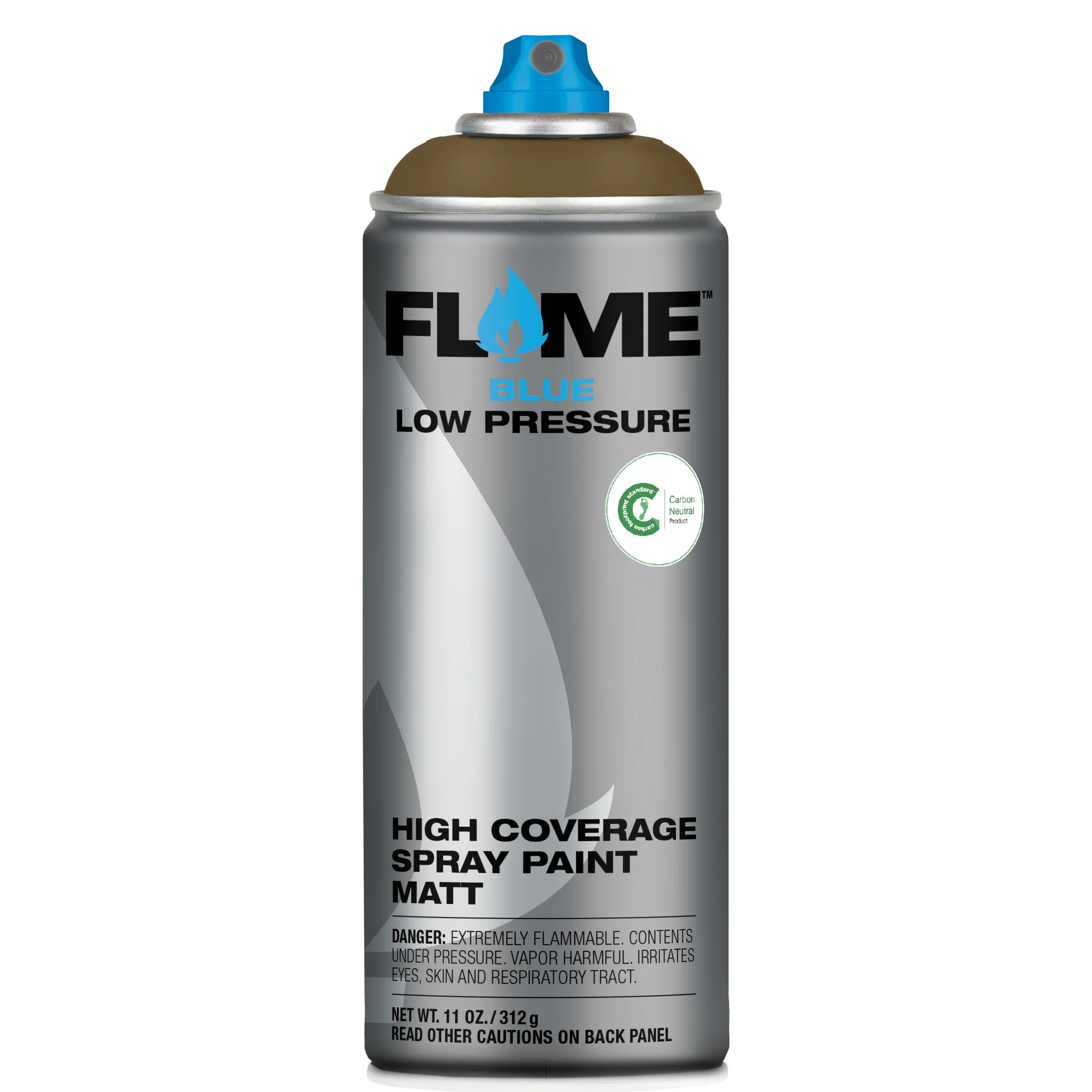 Molotow Flame Blue Spray Paint #736 Khaki Grey - Image 2