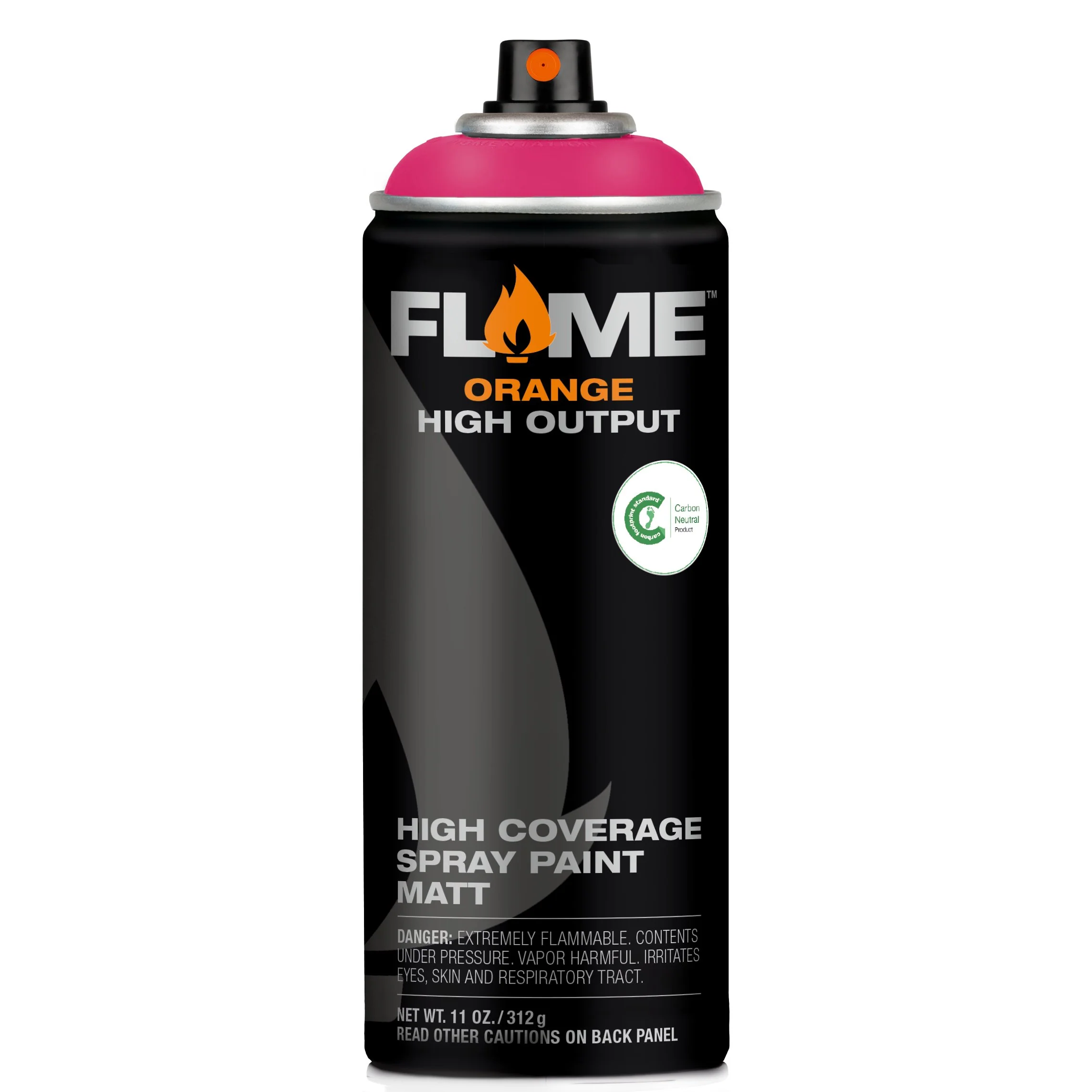 MOLOTOW FLAME ORANGE SPRAY PAINT #402 TELEMAGENTA - Image 2