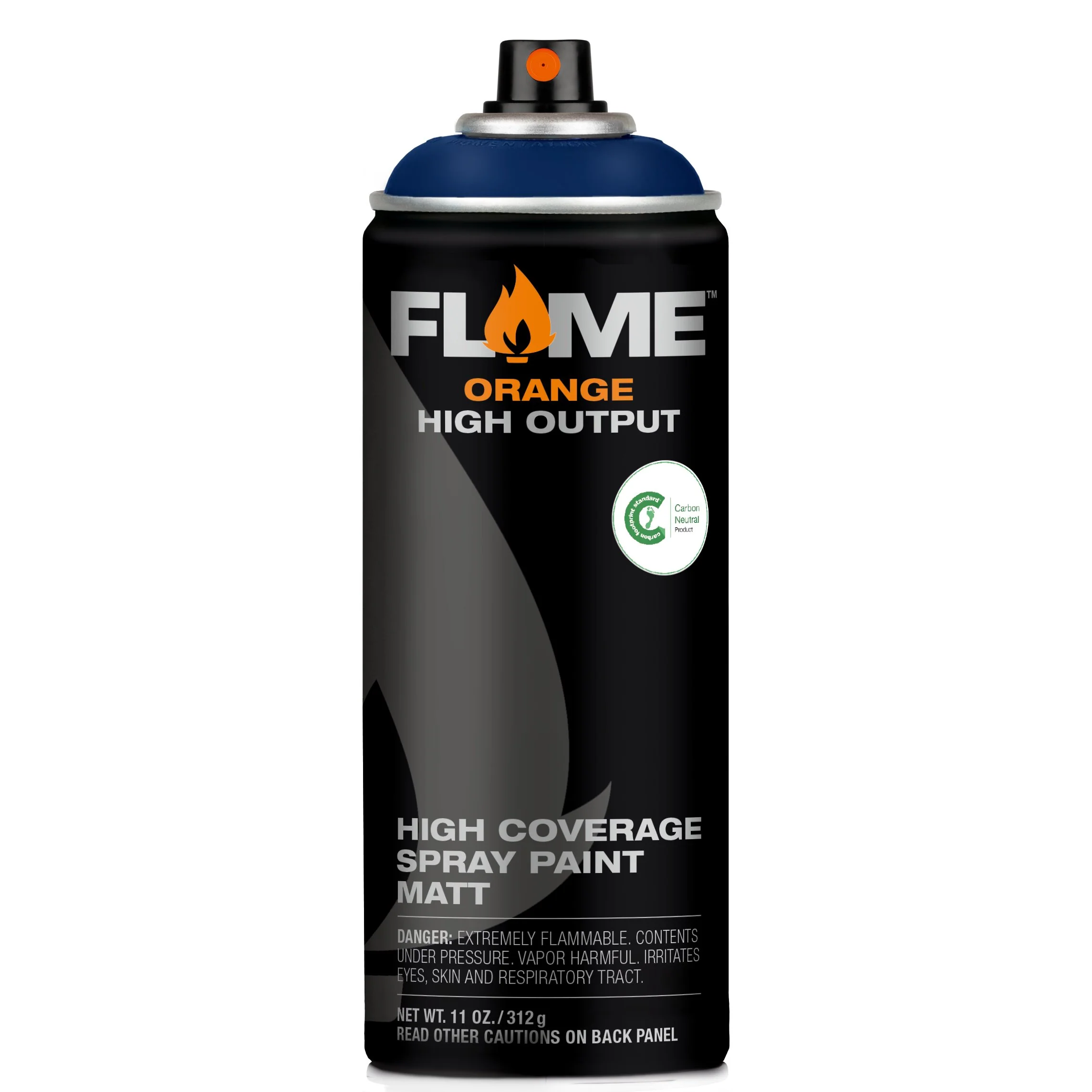 MOLOTOW FLAME ORANGE SPRAY PAINT #522 SAPPHIRE BLUE - Image 2