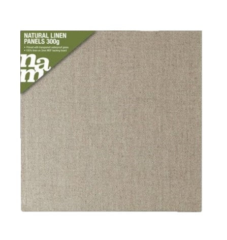 National Art Materials Canvas Panel 300g Natural Linen - Image 2
