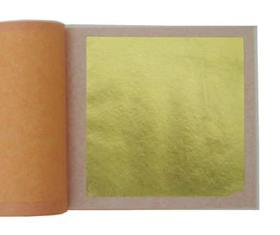 NORIS BLATTGOLD TRANSFER LEAF 24C PURE GOLD LEAF 5 SHEETS - Image 2