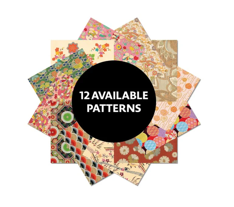 ORIGAMI PAPER JAPANESE KIMONO 100 SHEETS 21CM - Image 2
