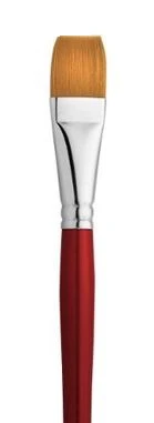 Pebeo Iris Yellow Polyamide Brush Flat - Image 11