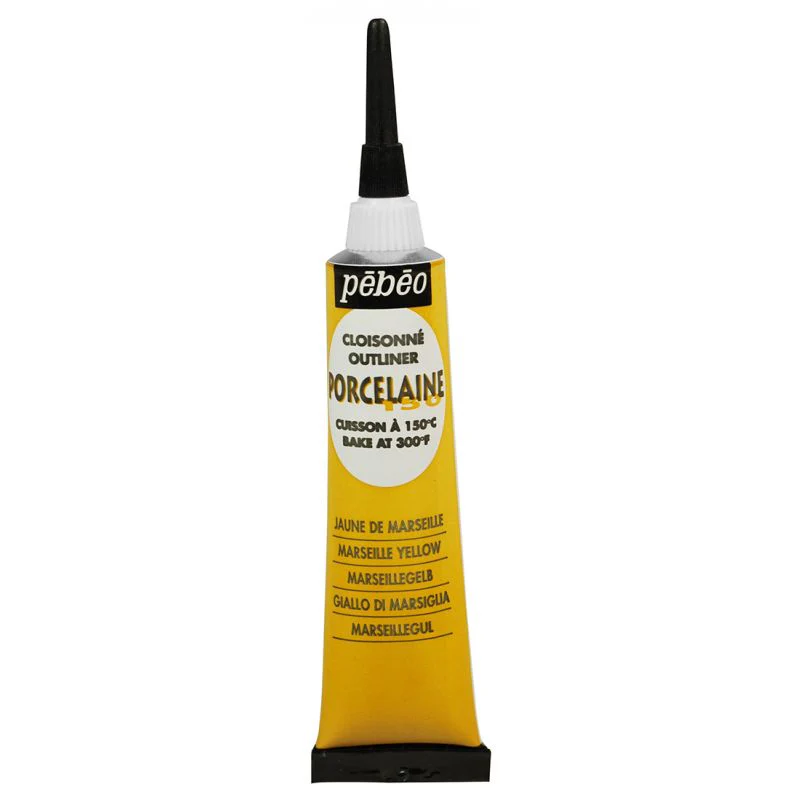 Pebeo Porcelaine 150 Ceramic Outliner Marseilles Yellow - Image 2