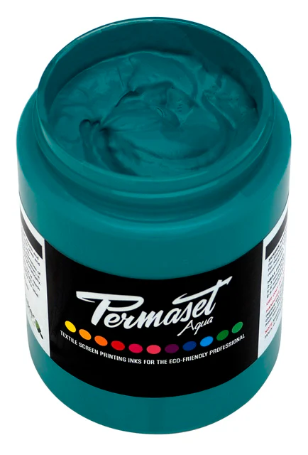 Permaset Super Cover Aqua Screen Printing Ink Green B