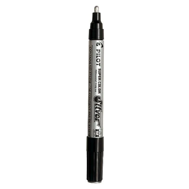 Pilot Supercolour Paint Marker Silver - Image 2