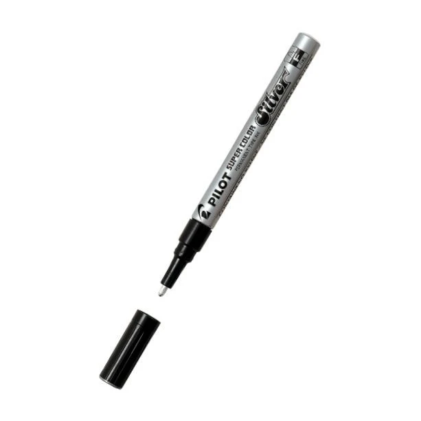 Pilot Supercolour Paint Marker Silver - Image 3