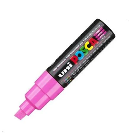 Posca Bold Chisel Tip Marker Pink - Image 2