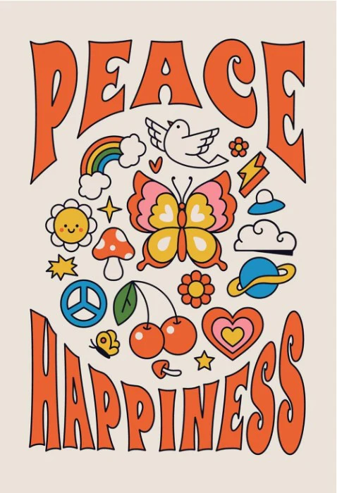 POSITIVE VIBES WALL COLLAGE KIT - Image 3