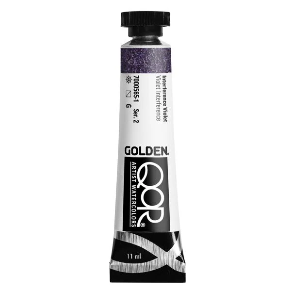 QoR Watercolour Paint Interference Violet - Image 2