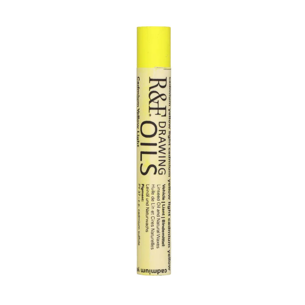 R&F DRAWING OIL STICK CADMIUM YELLOW LIGHT - Image 3