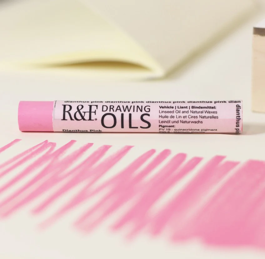 R&F DRAWING OIL STICK DIANTHUS PINK - Image 2