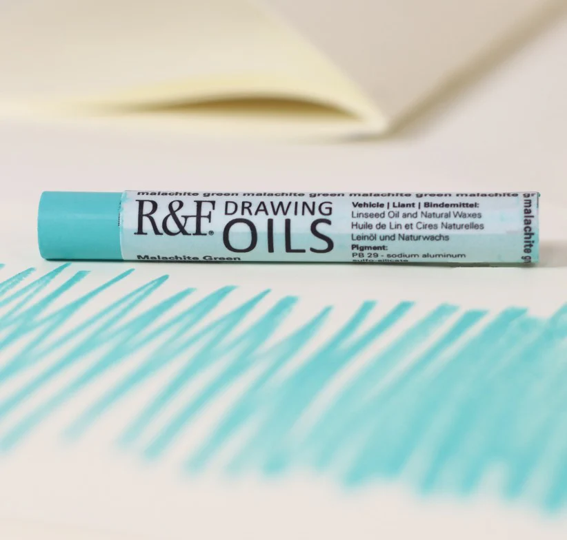 R&F DRAWING OIL STICK MALACHITE GREEN - Image 2